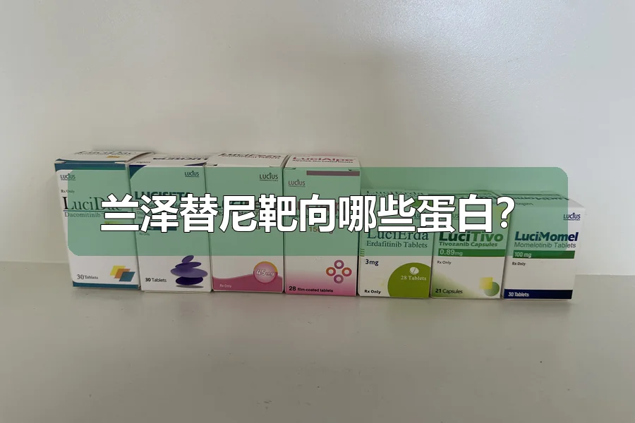 兰泽替尼靶向哪些蛋白?